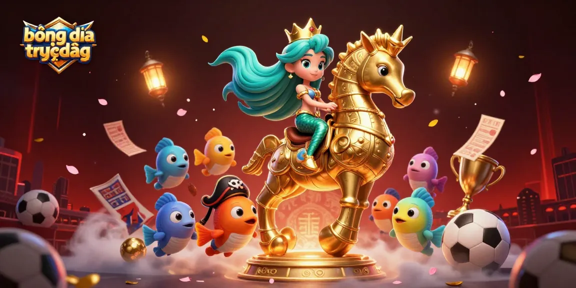 Experience bóng đá trực tiếp capturing the excitement with vibrant characters and gambling action in an engaging digital art scene.