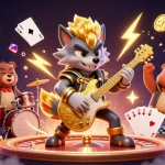 Experience the thrill of realz casino with vibrant characters celebrating big wins.
